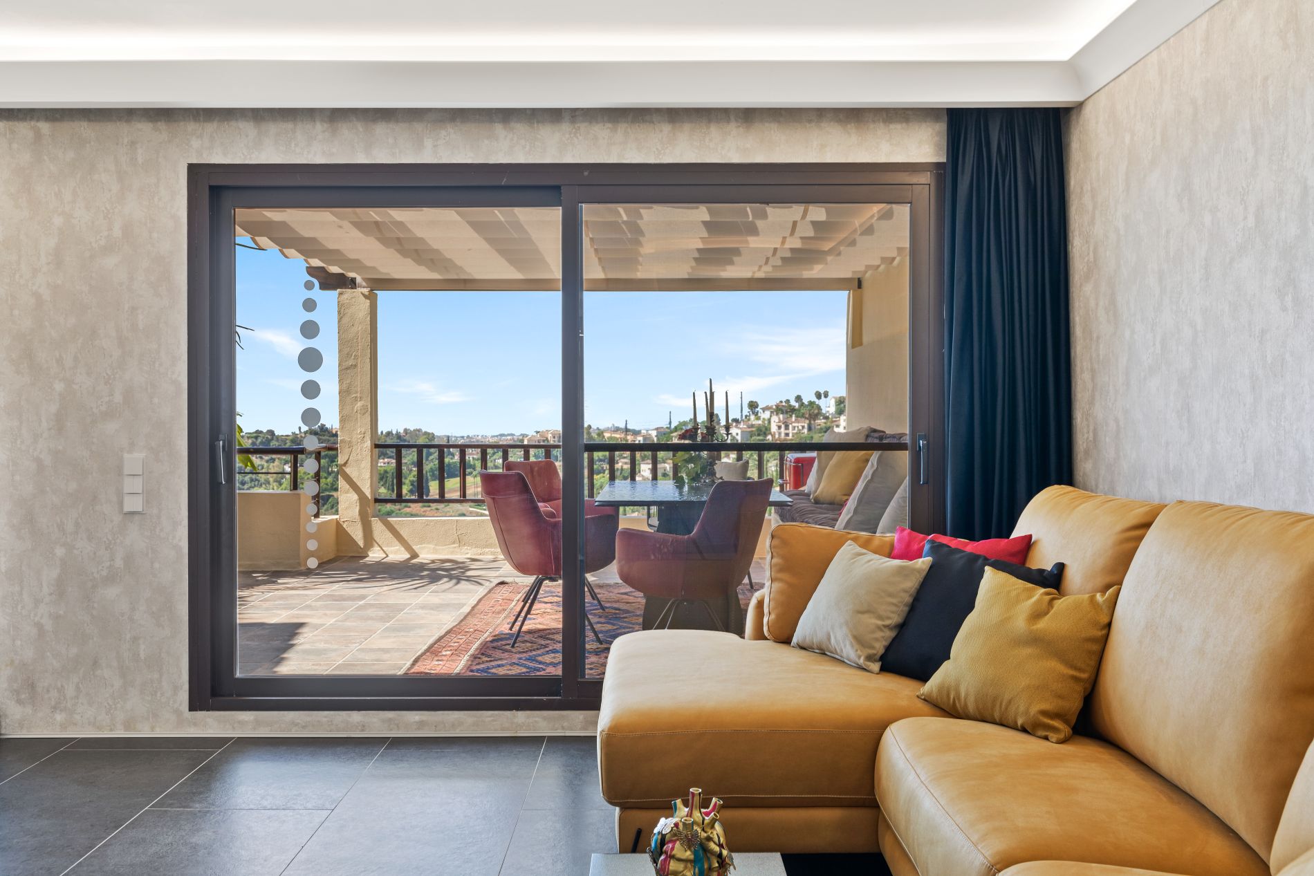 Living area penthouse Costa del Sol