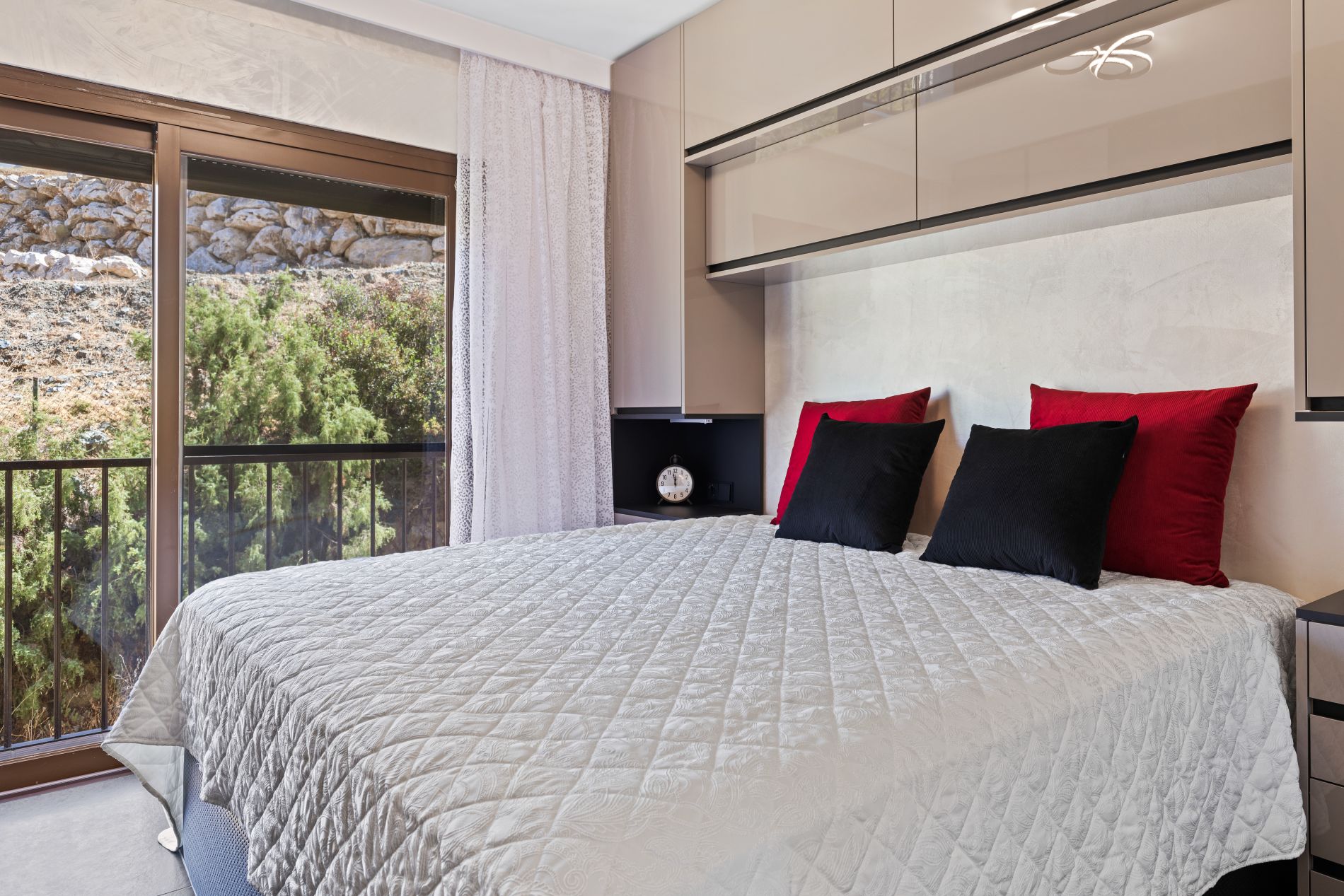 Terrace golf view Los Arqueros