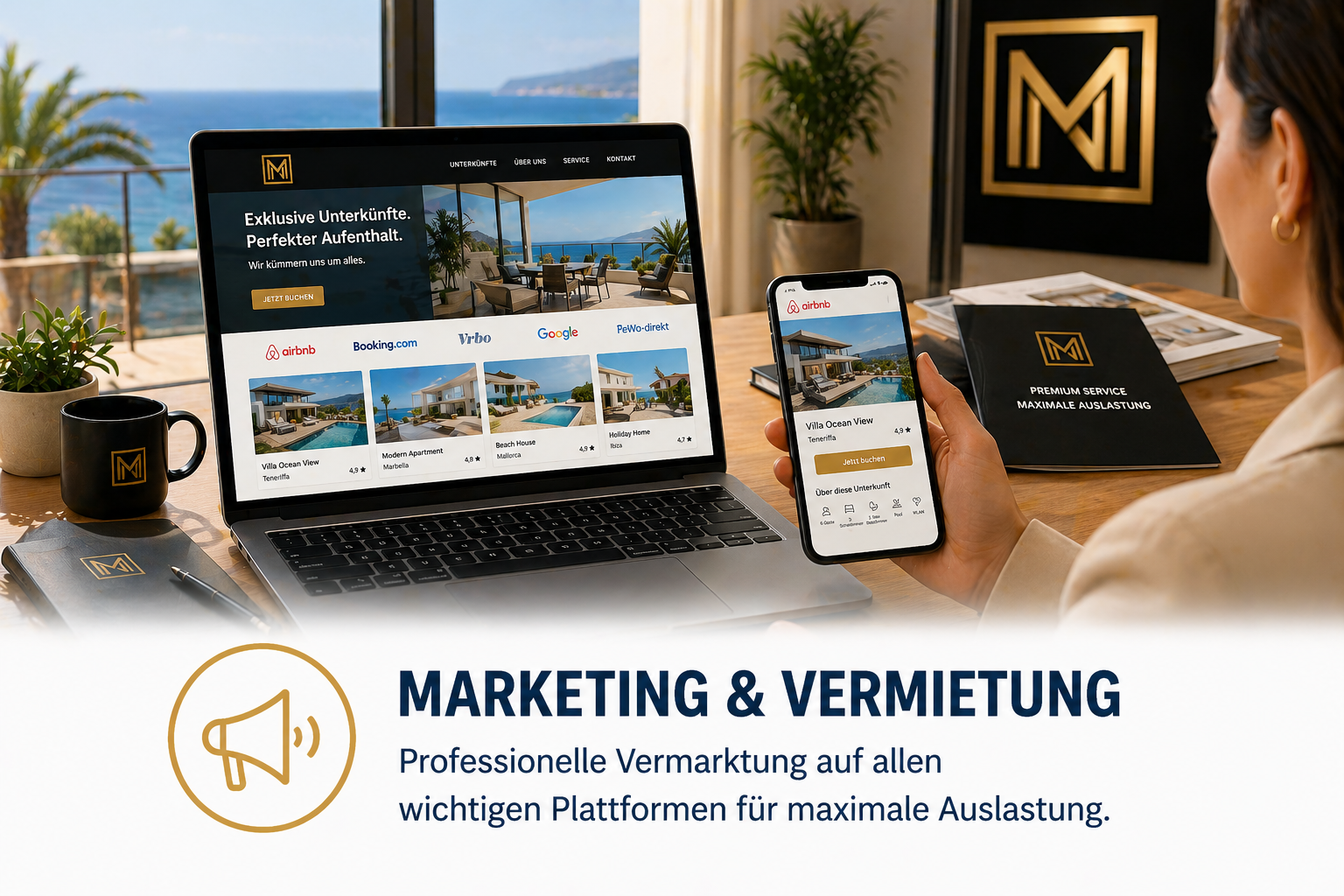 Vermarktung Ferienvermietung Costa del Sol