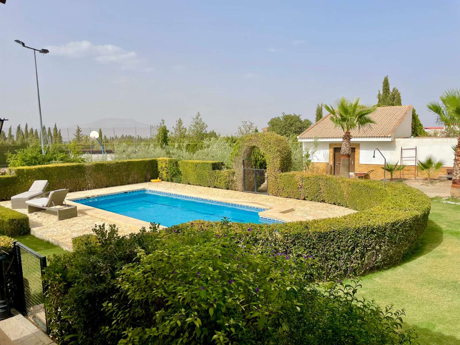 Landhaus mit Olivenhain, Pool und Sportbereich in Moraleda de Zafayona