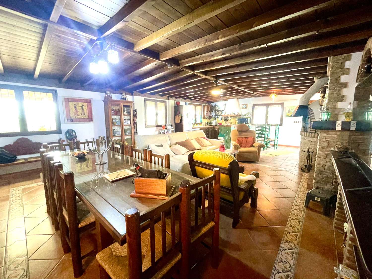 Landhaus mit Olivenhain, Pool und Sportbereich in Moraleda de Zafayona