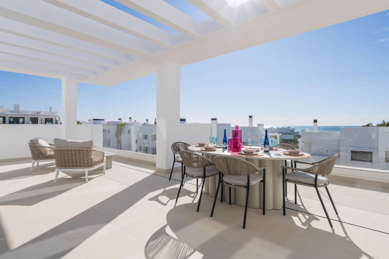 Penthouse mit Meerblick in bester Lage von Estepona