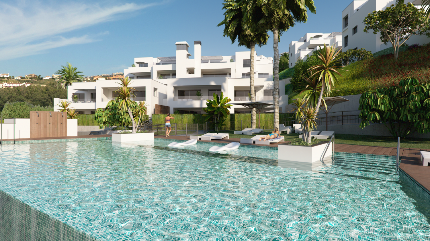 Modernes Apartment mit Meerblick in Bahía de Casares