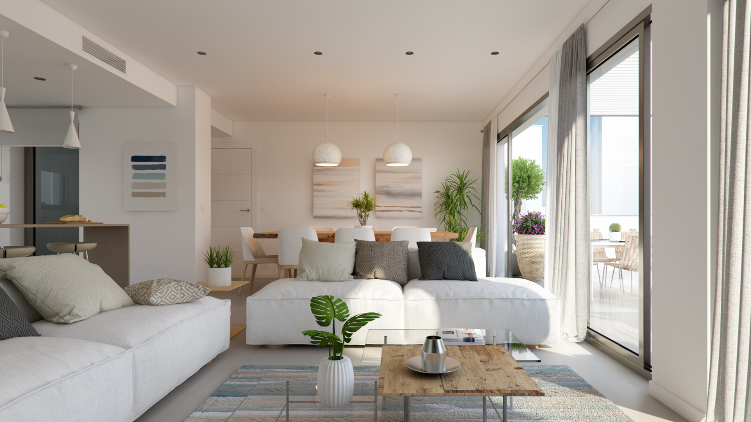 Modernes Apartment mit Meerblick in Bahía de Casares