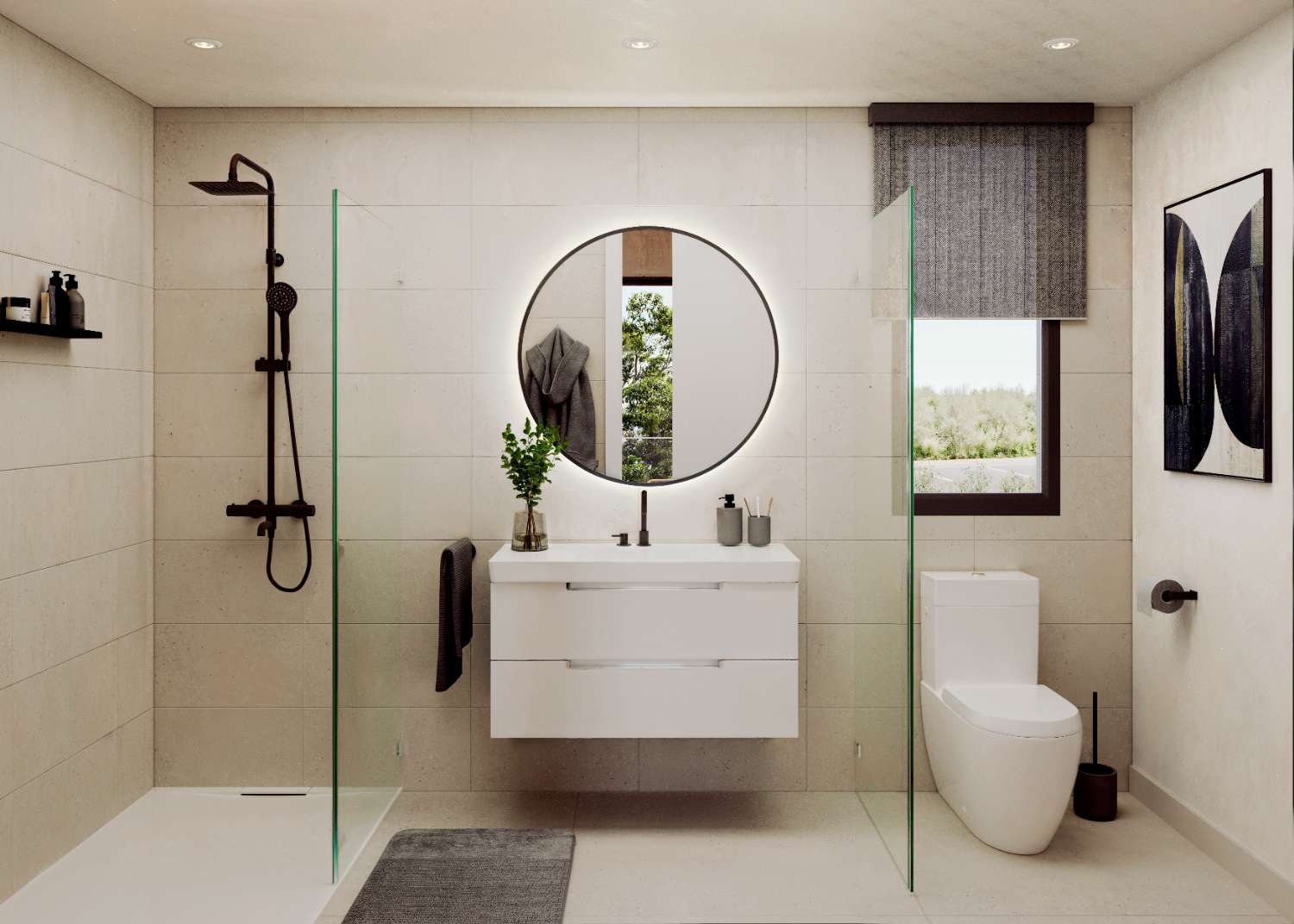 Moderne Villen und Reihenhäuser in exklusiver Wohnanlage in Nerja