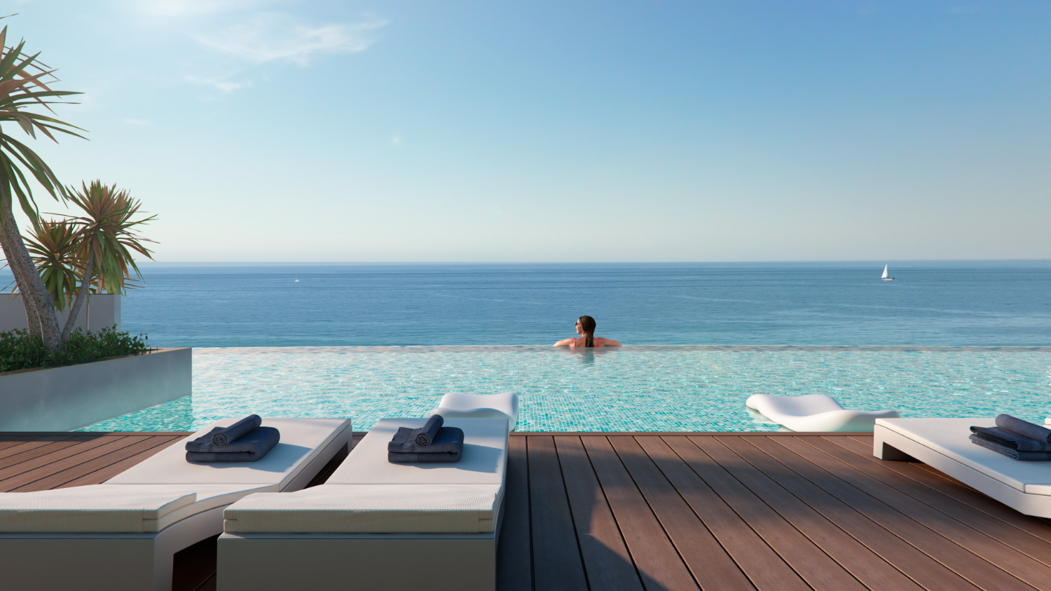 Modernes Apartment mit Meerblick in Bahía de Casares