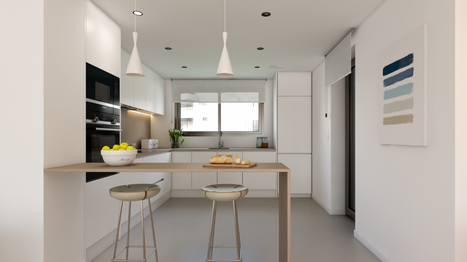 Modernes Apartment mit Meerblick in Bahía de Casares