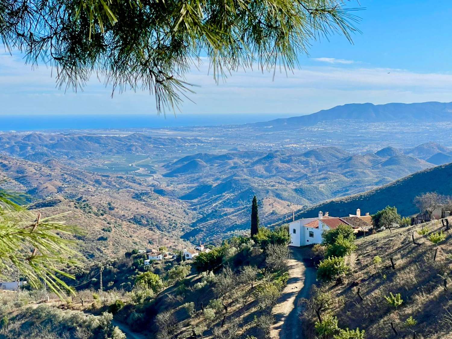Landhuis in Almogía met zwembad en prachtig uitzicht op zee, Málaga en de Guadalhorce-vallei