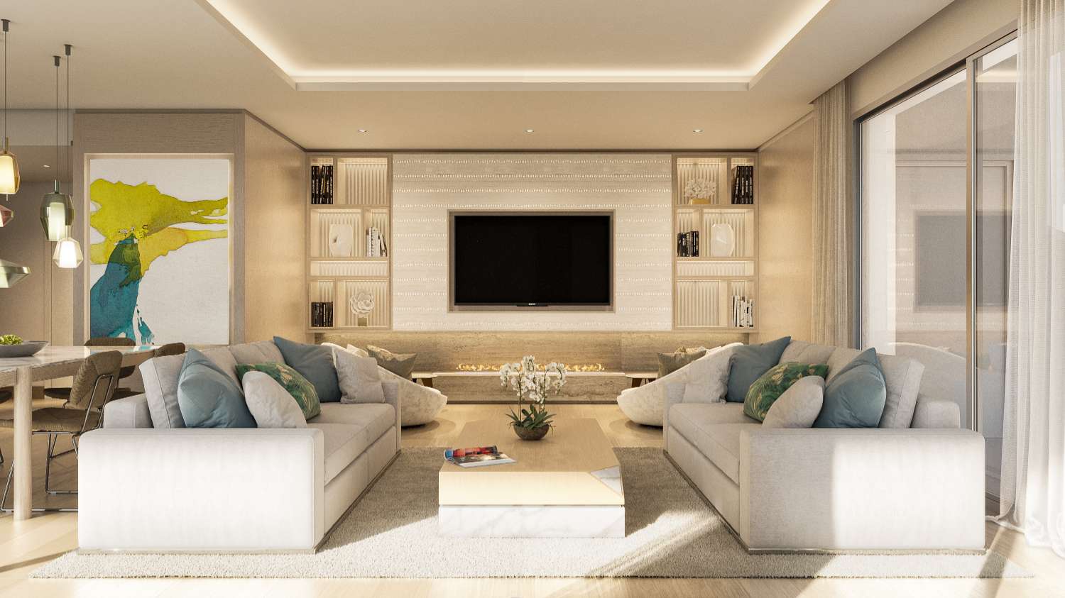 Elegantes Erdgeschoss-Apartment mit traumhaftem Panorama in La Mairena (Ojén)