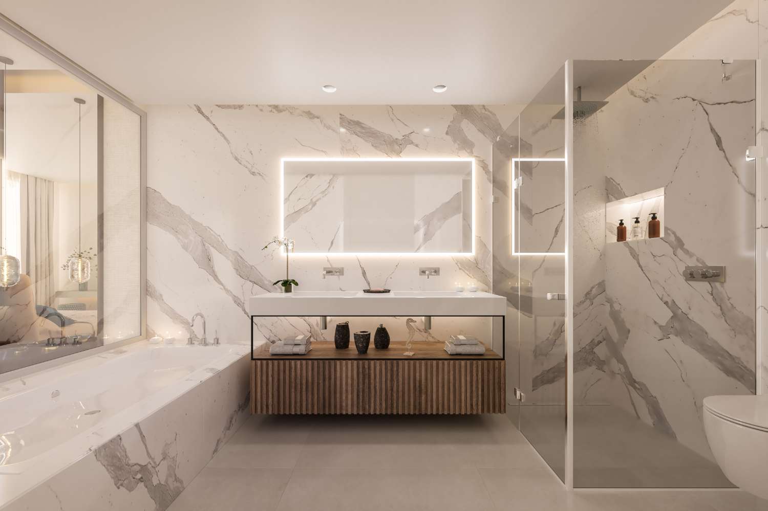 Elegantes Erdgeschoss-Apartment mit traumhaftem Panorama in La Mairena (Ojén)