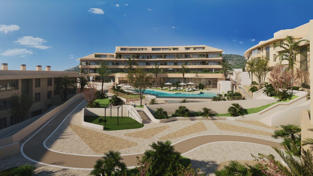 Apartamentos modernos de obra nueva con vistas al mar en El Higuerón – Costa del Sol