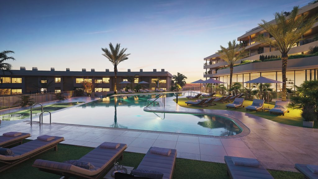 Apartamentos modernos de obra nueva con vistas al mar en El Higuerón – Costa del Sol