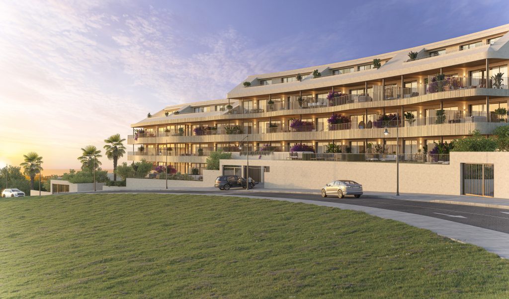 Apartamentos modernos de obra nueva con vistas al mar en El Higuerón – Costa del Sol
