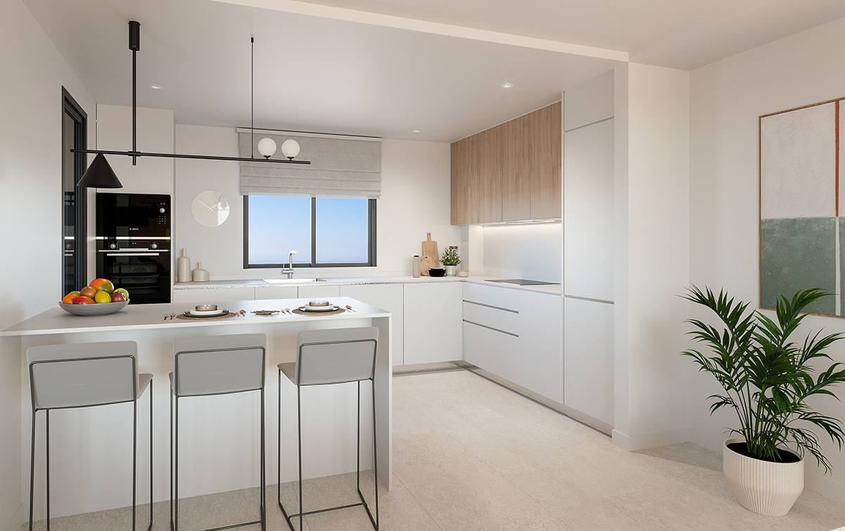 Appartements neufs exclusifs et penthouses de luxe avec vue sur la mer à Marbella