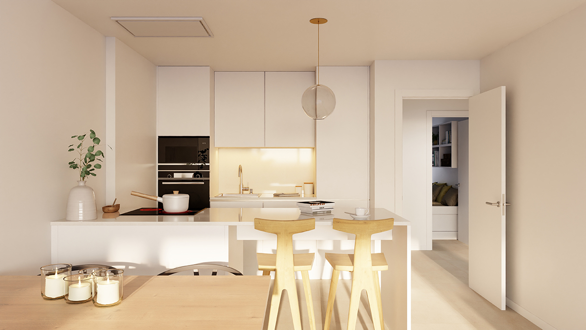 Appartements, penthouses et duplex neufs exclusifs à La Alcaidesa avec vues sur la mer et le golf