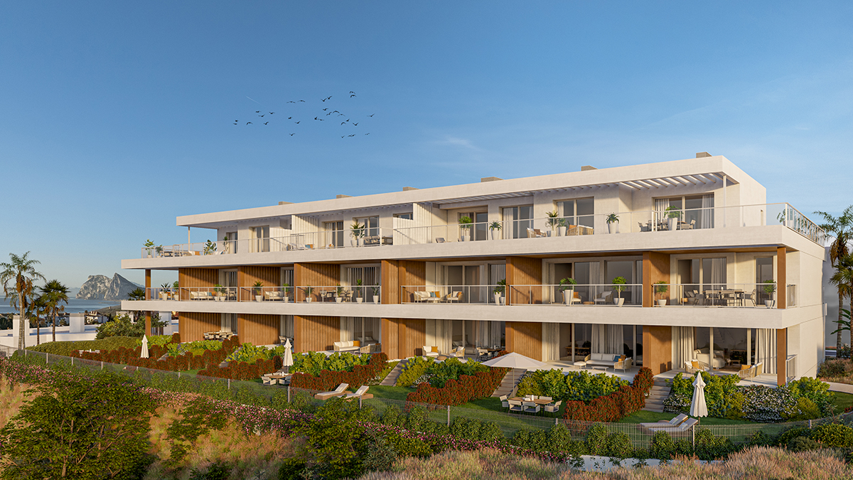 Appartements, penthouses et duplex neufs exclusifs à La Alcaidesa avec vues sur la mer et le golf