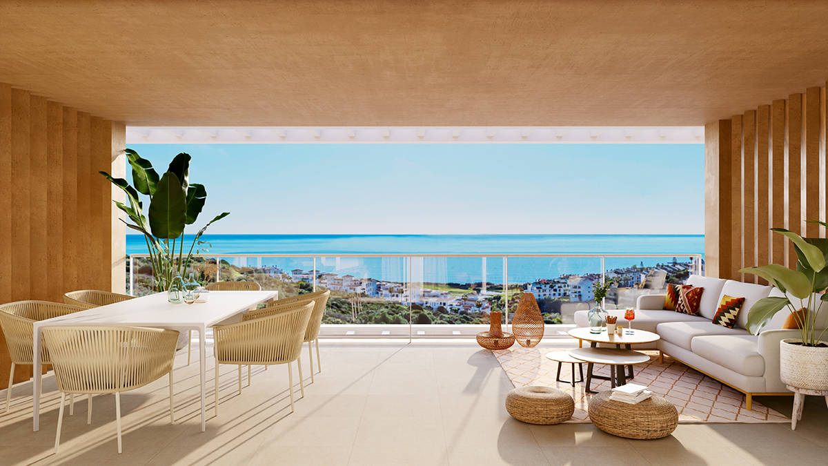 Appartements, penthouses et duplex neufs exclusifs à La Alcaidesa avec vues sur la mer et le golf
