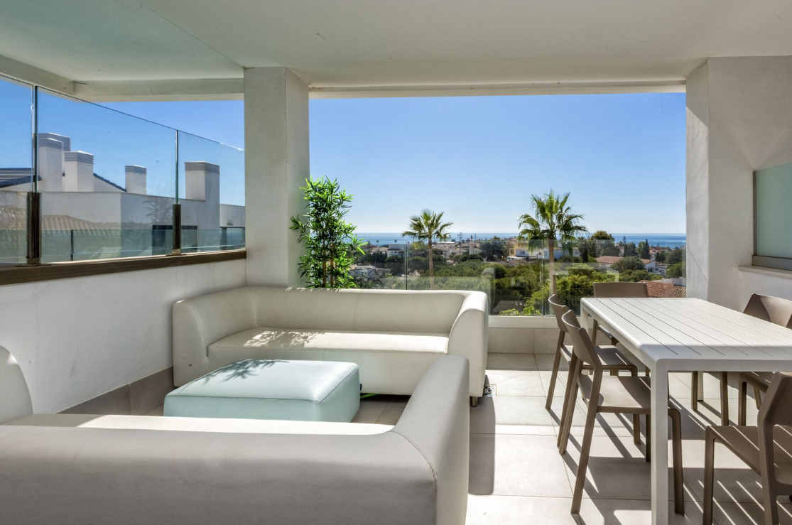 Exklusives Apartment mit Meerblick in Mijas Costa