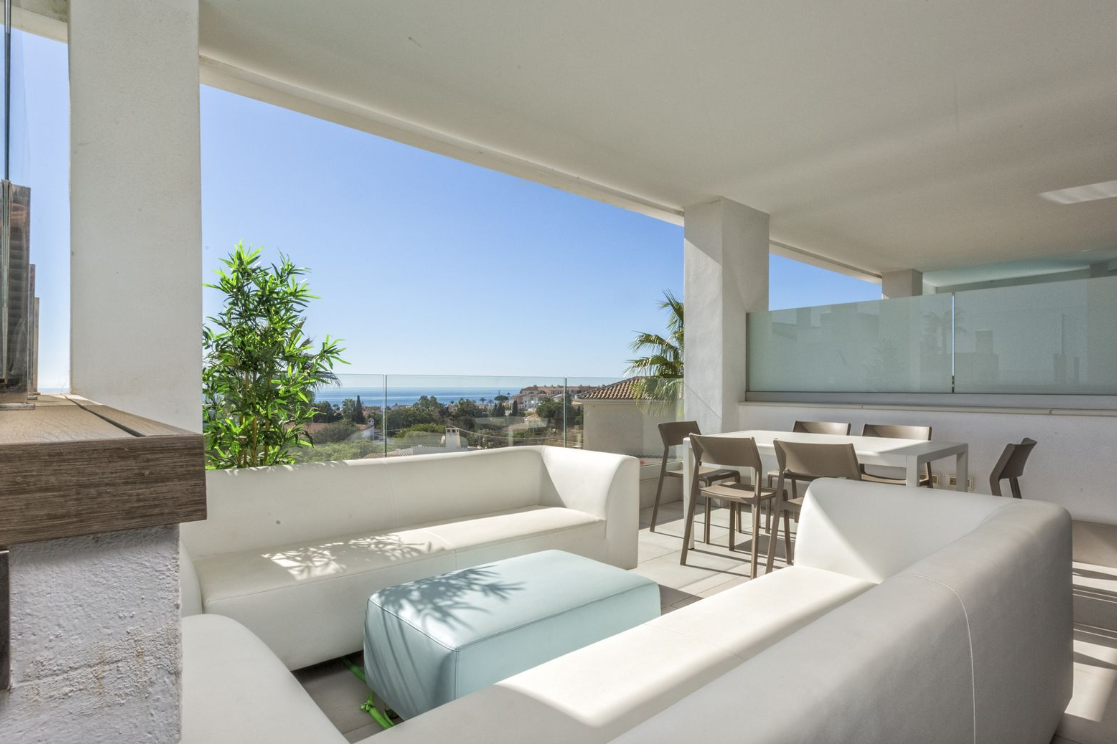 Exklusives Apartment mit Meerblick in Mijas Costa