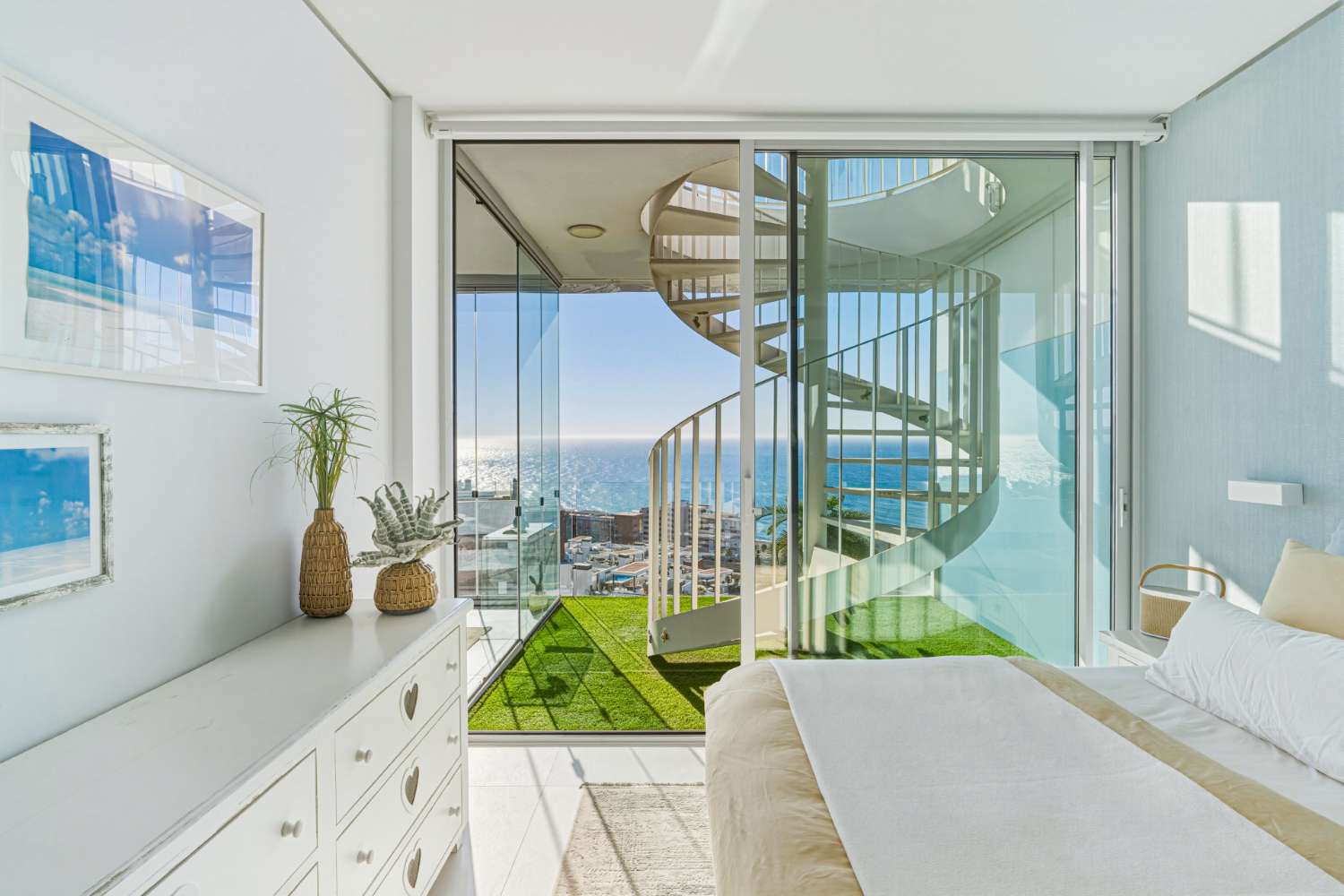 Exklusives Duplex-Penthouse mit Panoramameerblick und privatem Rooftop in El Higuerón, Fuengirola