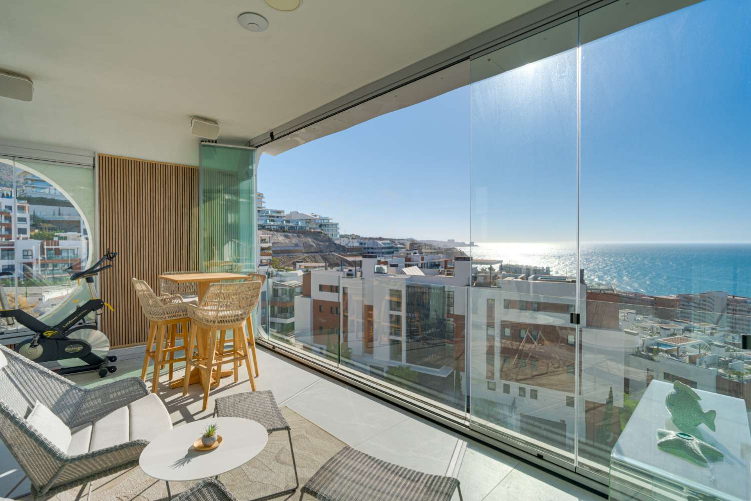 Exklusives Duplex-Penthouse mit Panoramameerblick und privatem Rooftop in El Higuerón, Fuengirola