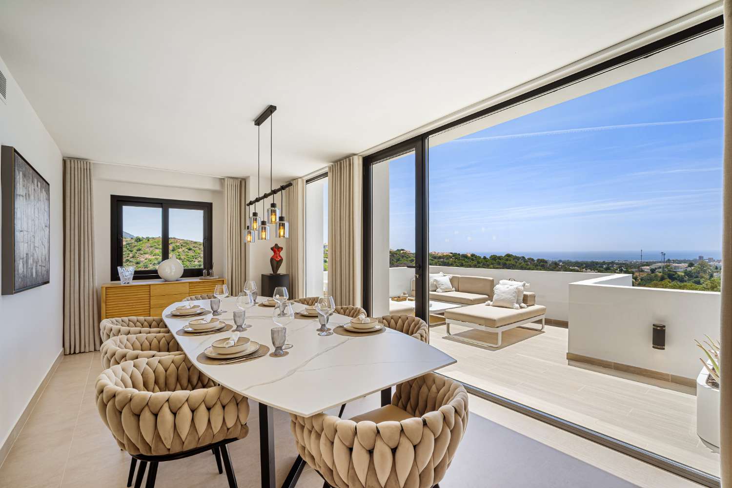 Villa Luma – Exklusive mediterrane Villa mit spektakulärem Meerblick in Nueva Andalucía